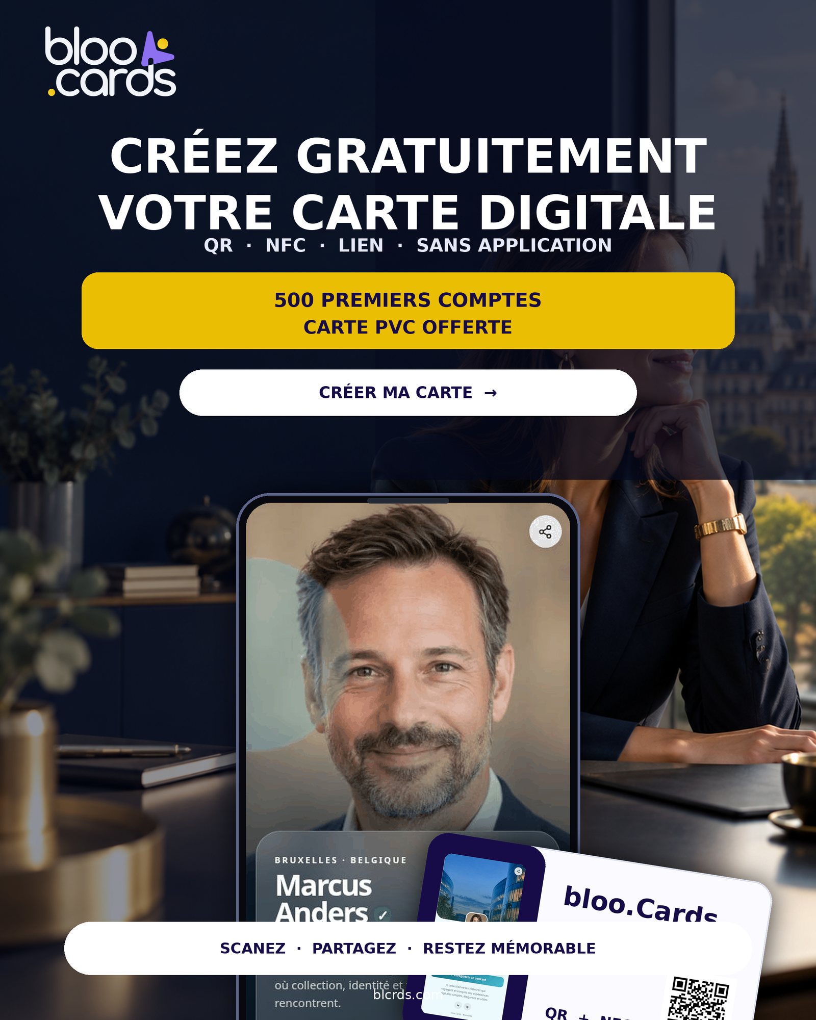Campagne bloo.Cards · story éditoriale
