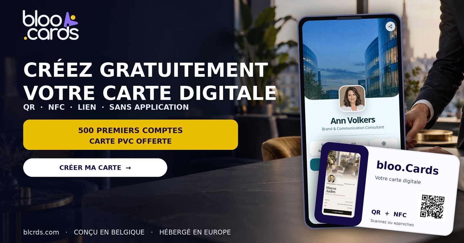 Campagne bloo.Cards · bannière